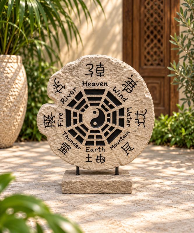 Yin Yang Statue 65CM