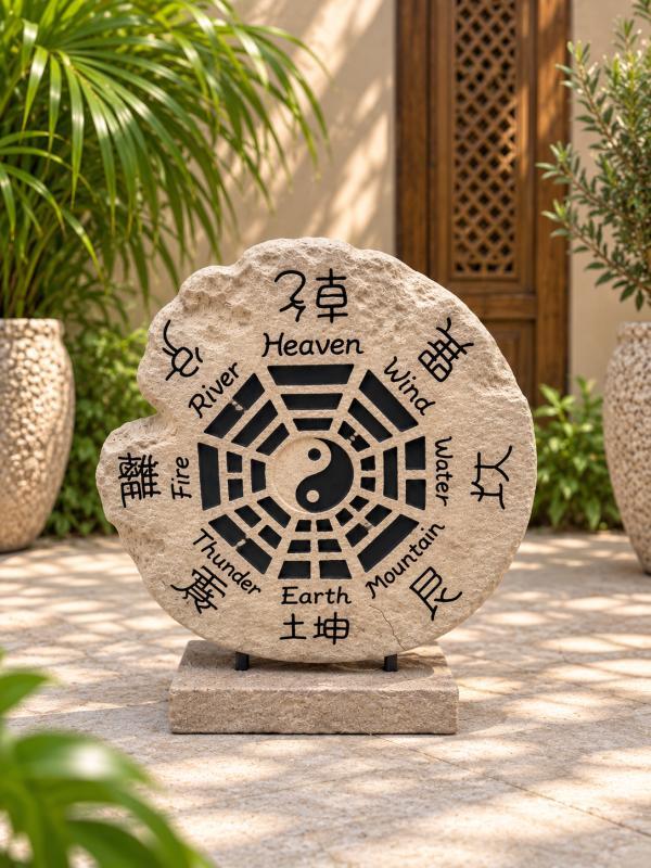 Yin Yang Statue 85CM