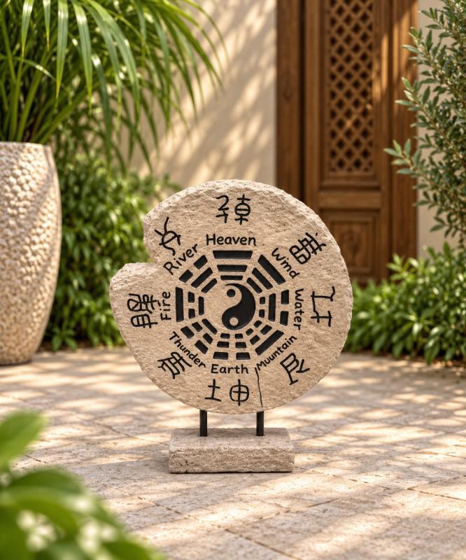 Yin Yang Statue 42CM