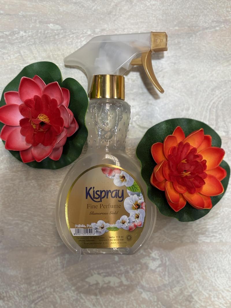 Kispray Glamourous Gold Bottle