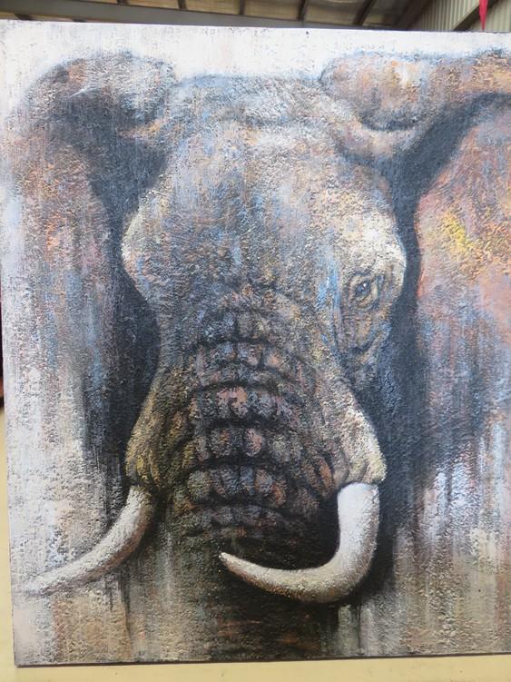 Elephant Head Painting