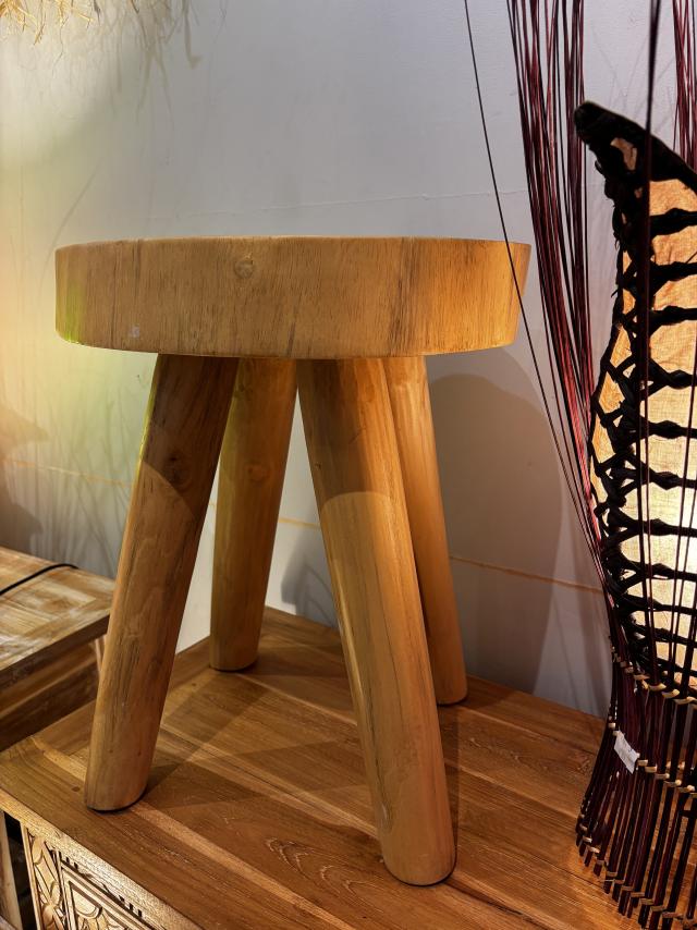 40cm Teak Stool