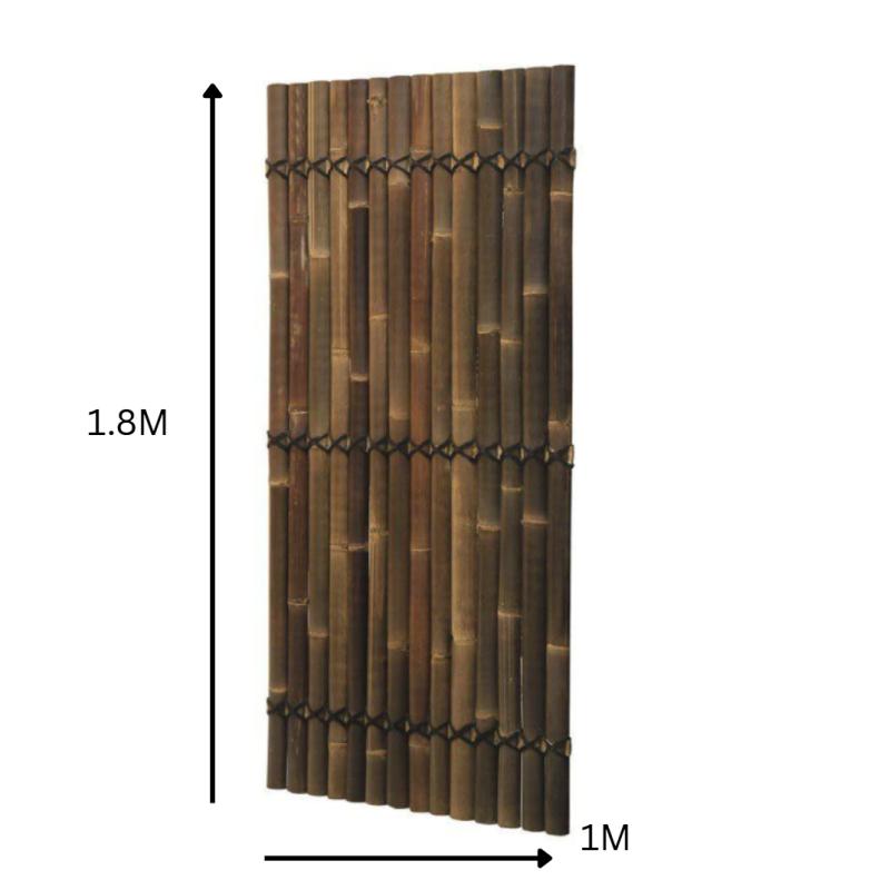 1.8m x 1m Half Bamboo Panels