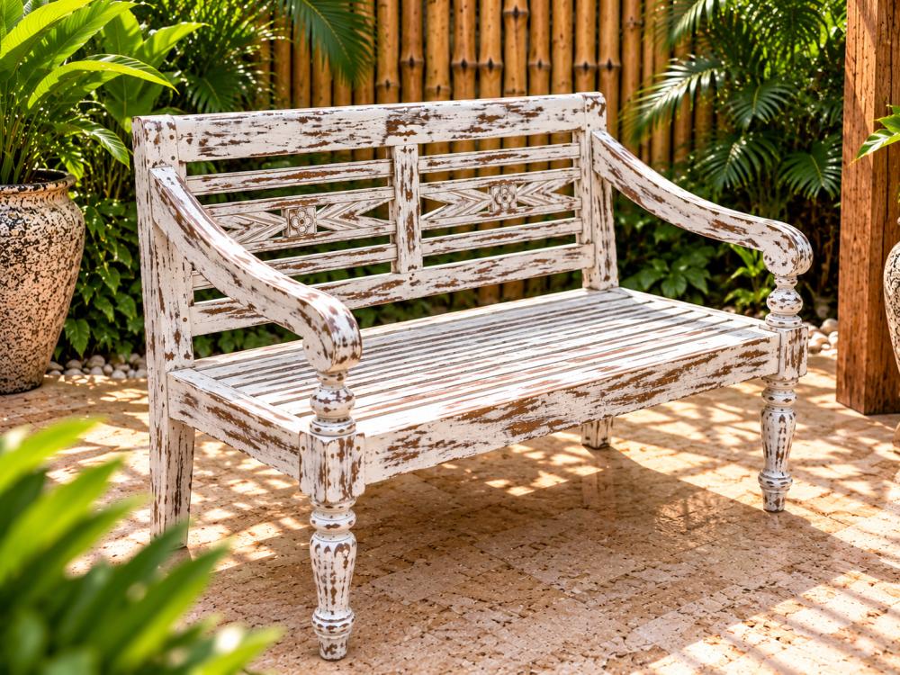 WhiteWashSemarangBench2-Seater
