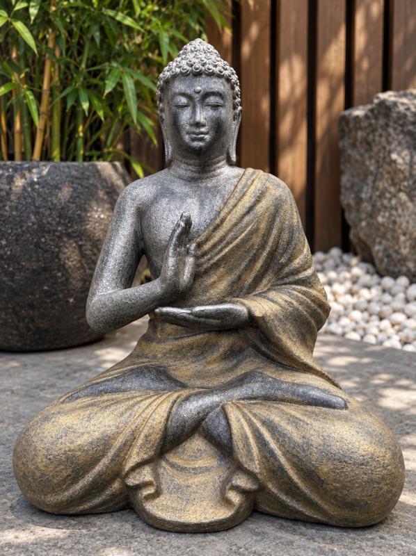 Sitting Protection Buddha 1 meter