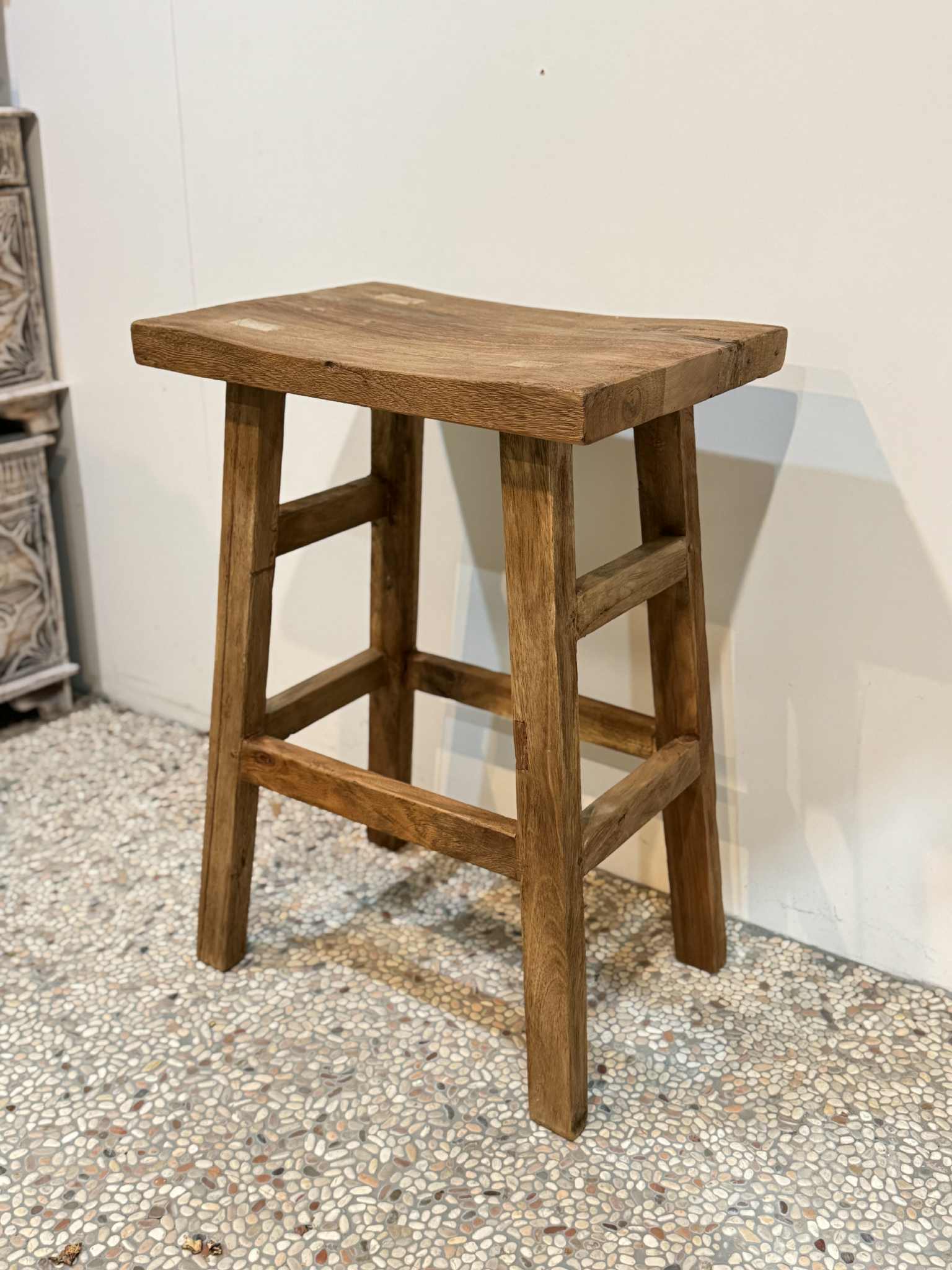 Reclaimed timber stool